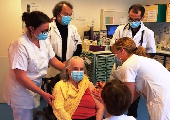 1ère résidente vaccinée RPD
