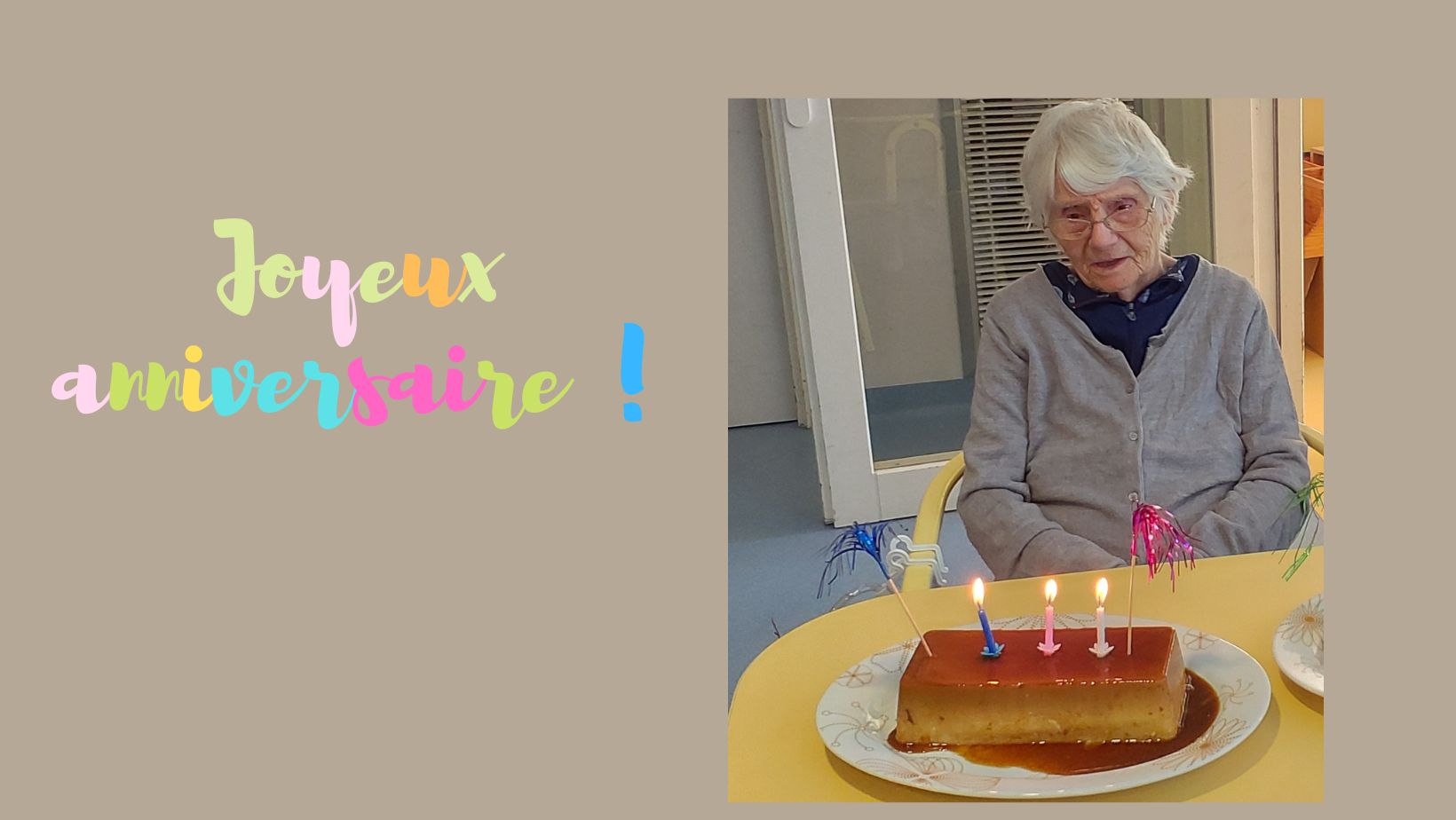 Anniversaire Mme MEYER 102 ans 05 07 2022