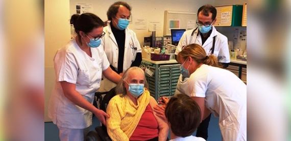 1ère résidente vaccinée RPD